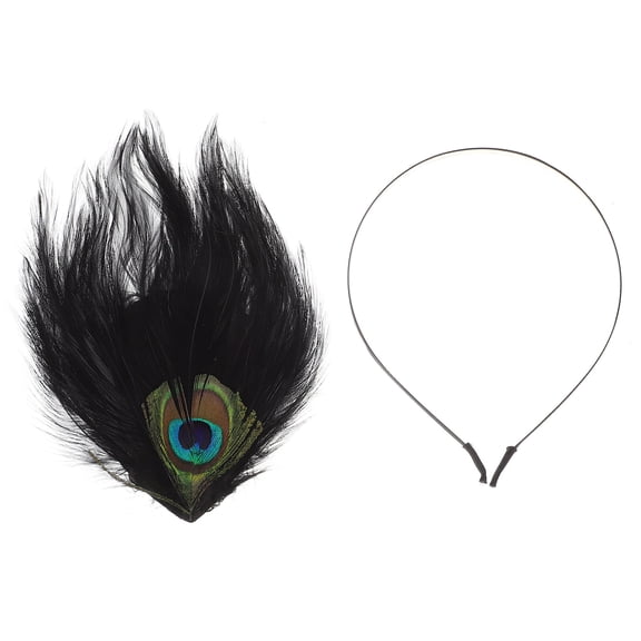 HOMEMAXS Peacock Fascinator Facinater Headdress Headband Favors Miss Women's