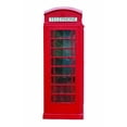 thumbnail image 2 of Red London Phone Booth Wall Decal by Wallmonkeys Peel and Stick Graphic (48 in H x 18 in W) WM182579, 2 of 4
