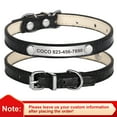 thumbnail image 6 of Pet Artist PU Leather Thin Bling Glitter Small Dog Collars for Puppy Cat Kitten Personalized Custom Pet Name Girl Boy, 6 of 12