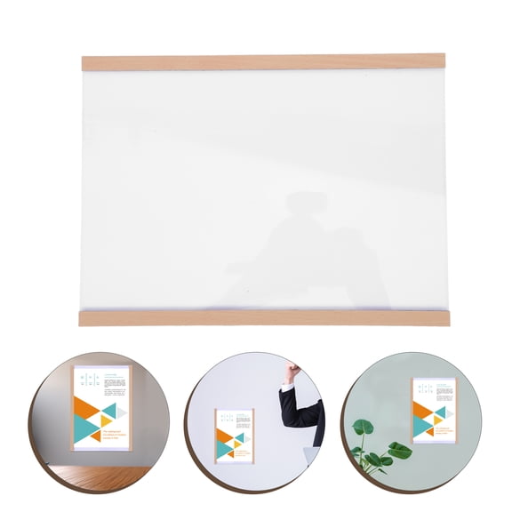 PENIKOKO Magnetic Wall Poster Frame Frameless Acrylic Display Board for Certificates Artwork and Event Decoration 16x20 Inches