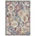 thumbnail image 6 of Nourison Grafix Vintage Blue Multicolor 5'3" x 7'3" Area Rug (5x7), 6 of 9