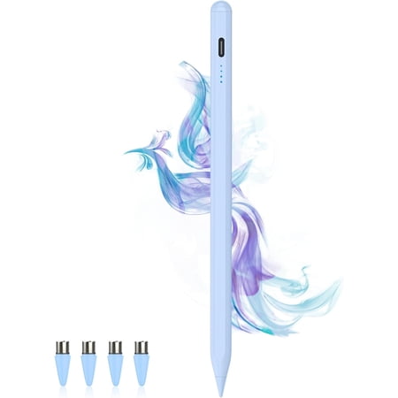 Stylus Pen for Touch Screen Magnetic Digital Stylus with POM Tip Compatible with iPhone iPad Pro Android Tablets Lightweight Design Precision Writing and Drawing