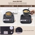 thumbnail image 5 of Coffee Mug Warmer,Mug Warmer with 3-TEM Settings, Coffee Cup Warmer,Electric Cup Warmer for Desk Office Home Use, Auto Shut Off, with Digital Display, for Coffee/Milk/Tea/Beverage(Black), 5 of 10