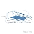 thumbnail image 3 of Campana de Cocina SANAIRE K 76 CM ALMENDRA PARED, 3 of 3