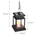 thumbnail image 2 of Linterna Solar LED para exteriores, lámpara Solar colgante para jardín con vela decorativa, lámparas solares, luces decorativas impermeables, 2 of 13
