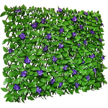 Alinwnia 1Pc Expandable Fence Privacy Screen for Balcony Patio Outdoor,Decorative Fencing Panel,Hedges