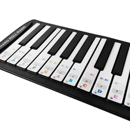 transparent removable piano keyboard stickers for 61 key keyboards for