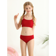 thumbnail image 4 of GYRATEDREAM Big Girls 2Pcs Swimwear Kids Bikini Beach Sets Summer Swimsuits Bathing Suit, 4 of 10