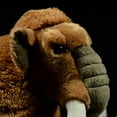 thumbnail image 6 of Realistic Mammoth Plush, Lifelike 12.9" Mammuthus Stuffed Animal, Soft Mammoth Plushies, Stuffed Toy, Cuddly Toys, 6 of 9