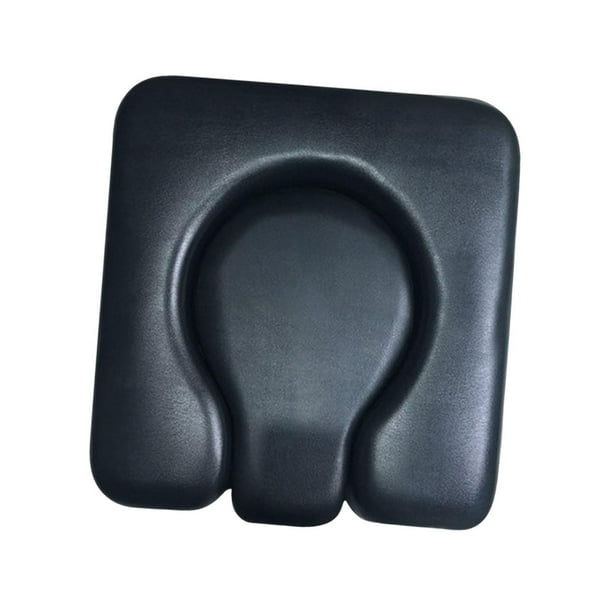 Cubierta de cojín del asiento del noqueo Ergonómico Portable Portable Multifuncional Asiento del asiento acolchado Cojín para la silla de la silla de Negro