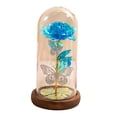 thumbnail image 1 of Regalos de flores rosas Regalo del día de la madre Regalos Novia Madre Mamá Te amo Azul, 1 of 9