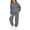 Dark Gray, variant on UACY Kids Tracksuit Outfits 2 Piece Boys Girls Sweatsuit Hooded Sweatshirt and Joggers Sweatpants Athletic Clothing Set with Pocket (Navy, 5-6 Years)