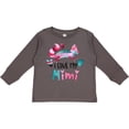 thumbnail image 3 of Inktastic I Love My Mimi Pink and Blue Fox with Hearts Boys or Girls Long Sleeve Toddler T-Shirt, 3 of 5