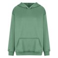 thumbnail image 3 of Aloohaidyvio Hoodies for Women,Womens Fashion Button Hoodies Pocket Long Sleeve Blouse Casual Tops Sweatershirt, 3 of 5