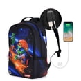 thumbnail image 2 of Mochila escolar UNIKER Alien Theme con puerto de carga USB de 15.6 pulgadas, 2 of 6