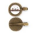 thumbnail image 1 of Installations de Parc d'Attractions Noir Contour Coiffure Broche Coiffure Clip Barrette, 1 of 3