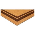 thumbnail image 4 of Calloway Mills 152982436H 24 x 36 in. Brown Border Monogram Rectangular Doormat, Natural - Letter H, 4 of 4