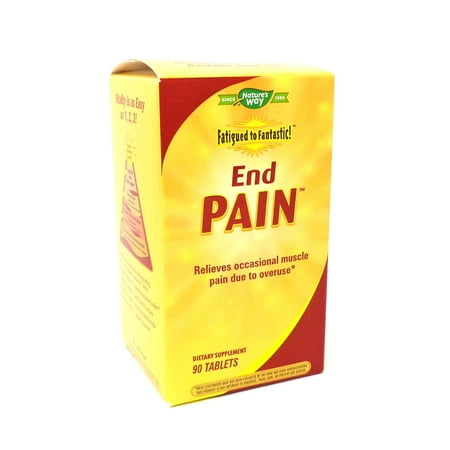 Enzymatic Therapy Fatigued to Fantastic! End Pain, Tablets