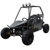 Massimo GKM 125cc Go Kart 6mo Warranty for Youth Kids Baja Buggy Lights Automatic w/Reverse | Top Speed 30mph| Ages 16 and up | Electric Start Engine (Black)