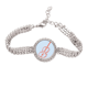 thumbnail image 1 of Guitarra simple Pulsera de tobillera de cadena de tenis, joyería de diamantes, 1 of 3