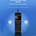 thumbnail image 3 of Haut-parleur Bluetooth Design Cellulaire Haut-Parleur Sans Fil Extérieur Haut-Parleur Bluetooth A,1 * Rétro Haut-Parleur Cellulaire, Noir & Gris, 3 of 7