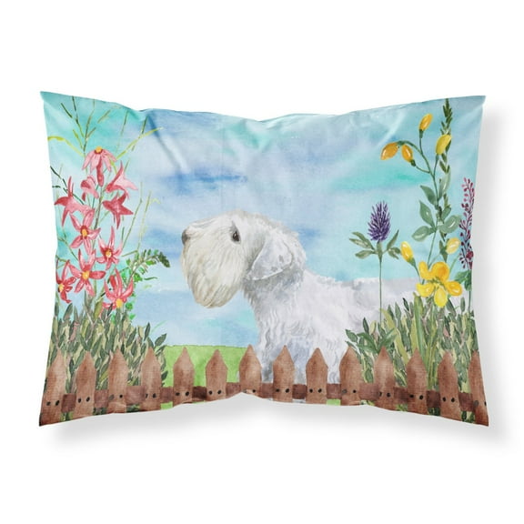Sealyham Terrier Spring Fabric Standard Pillowcase