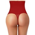 thumbnail image 2 of Tanga Tummy Control Shapewear Werena para mujer, color rojo, talla S, 2 of 7