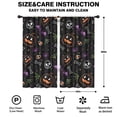 thumbnail image 2 of Blackout Kids Curtains,Halloween Colorful Spooky Elements Childrens Insulated Curtains Set Of 2,Bedroom Essentials,Toddler Room Decor 42"x84", 2 of 5