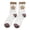 White, variant on Vedolay Compression Socks Women's Funny Low Cut Novelty Patterned Cute Fuuny Ankle Socks Multipacks,Navy One Size