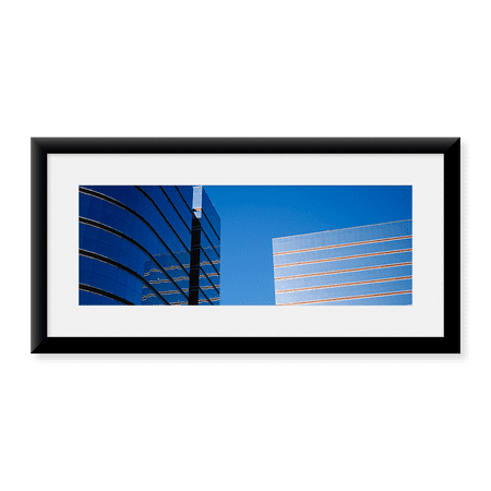 Framed Art Print, Skyscrapers in a city by Panoramic Images, 25-7/8" x 9-7/8"