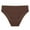 Brown, variant on felwors Womens Comfort Revolution Modern Seamless Hi-cut Underwear, No-show Stretch Panties(Brown, M)