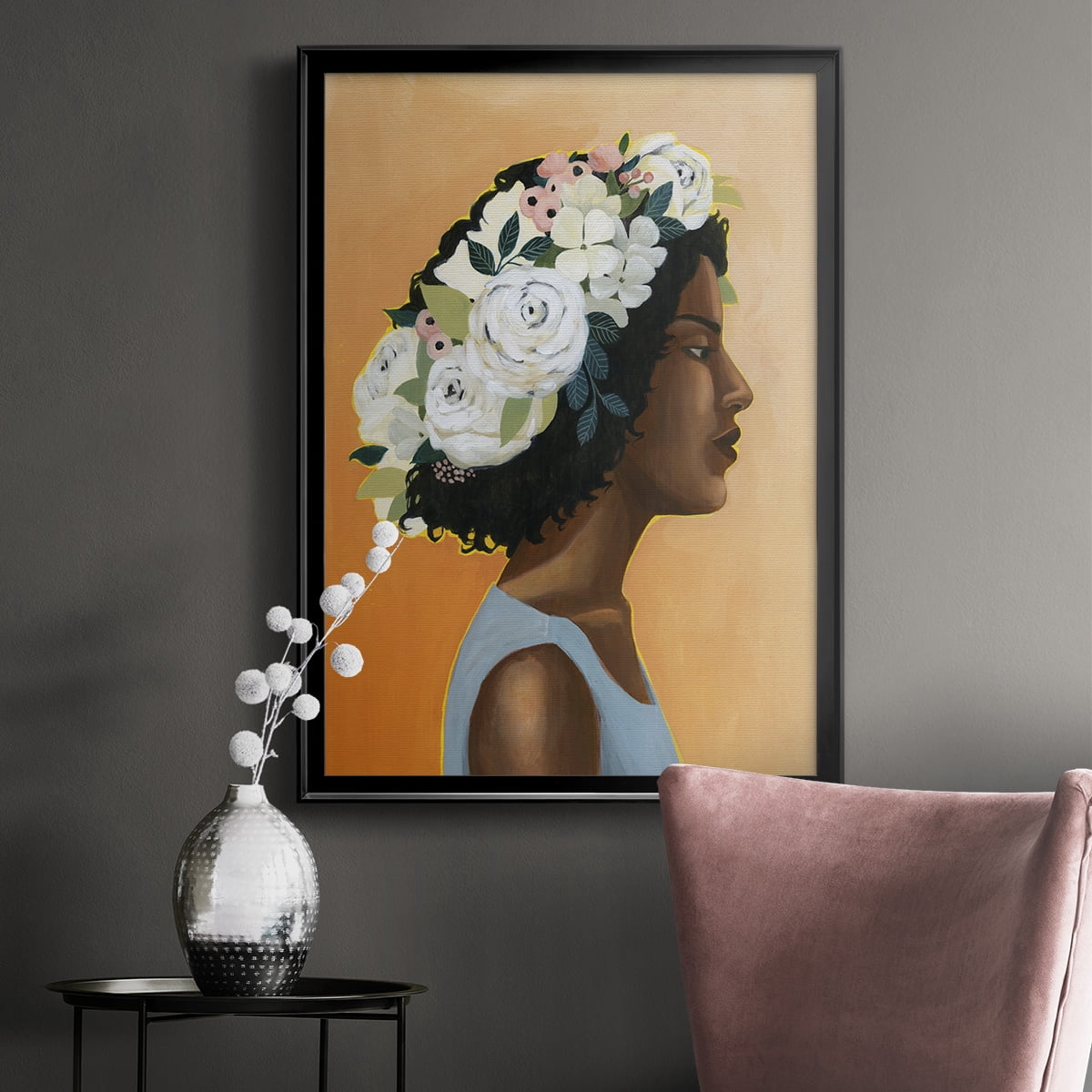 Modern Laurel I Premium Framed Print - Ready to Hang