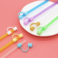 thumbnail image 4 of ACDANC Straw Toppers,Fun Stylish Straw Covers,Candy-Colored Silicone Straw Covers, 4 of 4