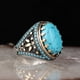 thumbnail image 1 of Anillo de piedra de ágata Natural ovalada grande Vintage para hombre, anillo de hormiga de circón rojo amarillo con incrustaciones Retro para mujer, anillo de boda, joyería turca Tan Jianjun unisex, 1 of 2