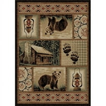 Hearthside Cabin Hideaway Area Rug 5x8
