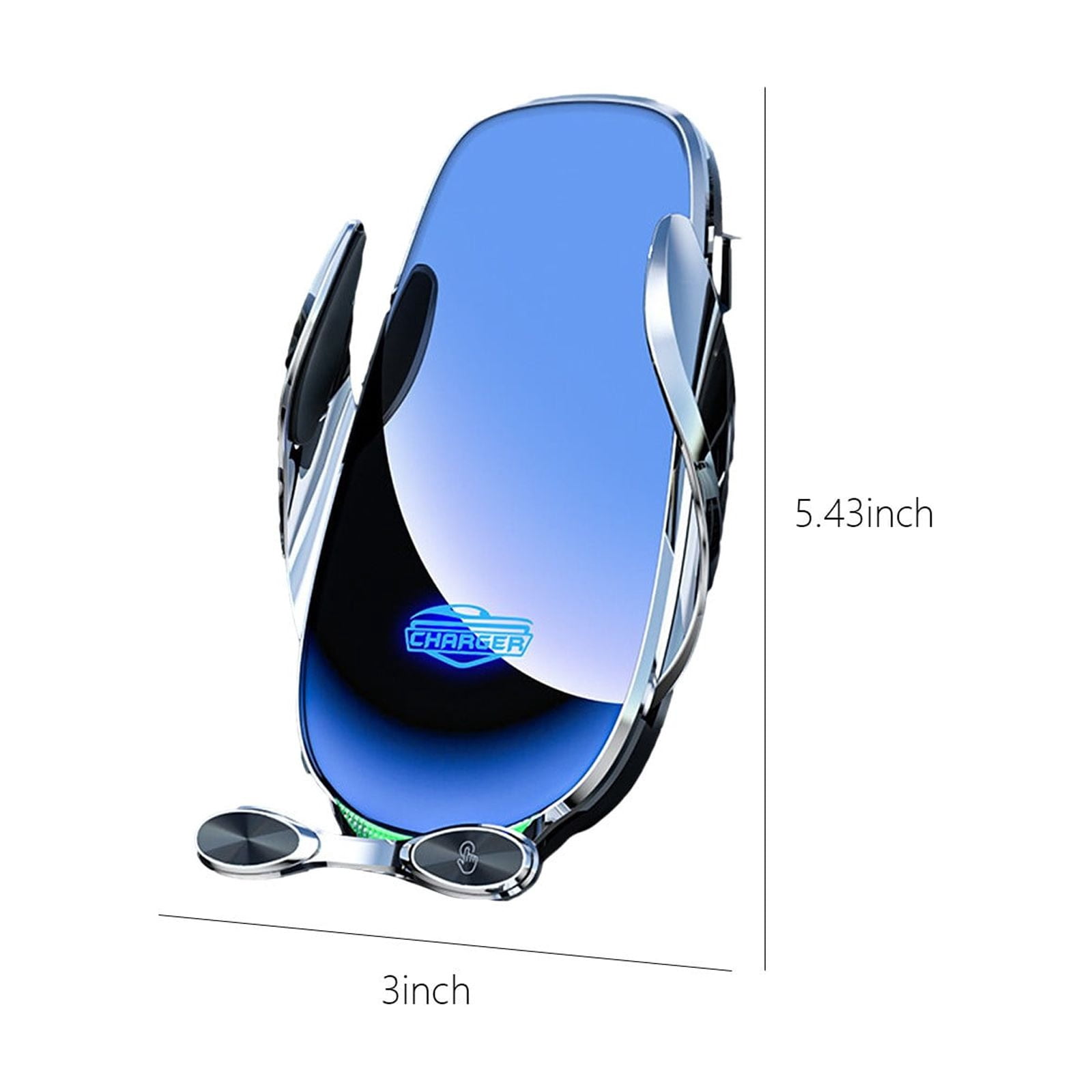 VBODN Wireless Charger Android Fast Charge,USB Charger Fast Charging,Car Wireless Charger Cell Phone 15w Power Auto Induction Open/Close,for Car Charging