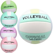 JJBNSH Volleyball, Ultimate 2025 Soft Beach Volleyball Play Volleyball Official Size 5 for Outdoor/Indoor/Pool/Gym/Training Volleyball Equipment Durability Stability Sports Ball Clearance