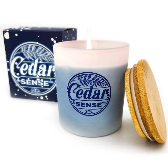 Eucalyptus Peppermint Cedar Scented Candle 6 oz - Eastern Red Aromatic Cedar
