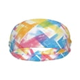 thumbnail image 2 of Motion Adornment Sweatband 15 In Both Men And Women Can Stretch Breathable Soft Perspiration For Hiking Walking Running Exercise Aliceblue Tie-Dye Background Rainbow Colors (2), 2 of 8