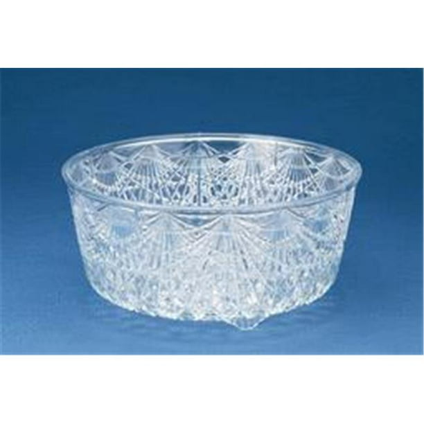 Crystalware 20048 11 x 5 in. 6 Quart Crystal Cut Bowl