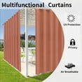 thumbnail image 4 of Rideaux Intérieurs Extérieurs pour Patio \ Panneau de Rideau à Oeillets Bloquant le Soleil pour Intimité, Rideaux Résistants aux Intempéries pour Gazebo, Véranda avant, Pergola, Kaki G x H Panneau, 4 of 8