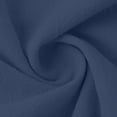 thumbnail image 7 of LIZUOJUN Women's Short sleeve T-shirt Linen Blend 3/4 Sleeve Blouse V Neck Casual Loose Solid Color Shirts for Women,Navy XL, 7 of 7