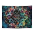 thumbnail image 5 of Orinice Flowers Stars Circle Tapestry Wall Hanging Unique Style Graphic Tapestries Home Wall Decor Art for Living Room Bedroom Apartment Farmhouse Dorm 50x40inch, 5 of 6