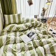 thumbnail image 3 of Light Luxury Retro Style Small Fresh Thick Strip Four-piece Bedding Student Dormitory Three-piece Set HYwys, 3 of 7