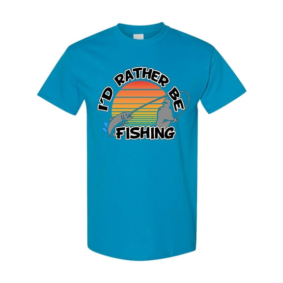 Inktastic I'd Rather Be Fishing T-Shirt
