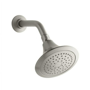 Kohler  Forte Brushed Nickel 1 Settings Showerhead - 2 gpm