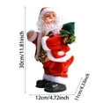 thumbnail image 3 of Motion Activated Santa Claus Toy Hilarious Novelty Decor for Kids Adults Festive Home Christmas Decorations 11. Inch, 3 of 6