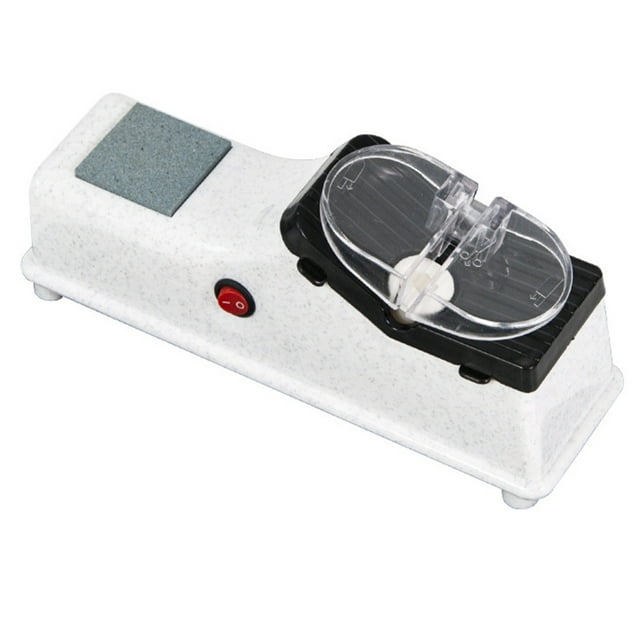 GOOHOCHY Afilador de cuchillos eléctrico, cortador doméstico, afilador de cuchillos, herramienta para afilar