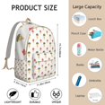 thumbnail image 4 of Sweet Treats Ice Cream Food Pattern Travel Backpack, Lightweight School Bag with Anti-theft Features for Commuting and Outdoor Activities, 4 of 4