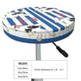 thumbnail image 4 of KLL Bulldog Friend Round Bar Chair Cushion Cover ,Bar Stool Protector with Elastic, Soft Washable, 4 of 6